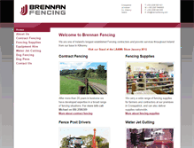 Tablet Screenshot of brennanfencing.com